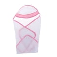 thumbnail image 1 of Simulación 10-18 pulgadas bebé recién nacido niña niño ca toalla de baño manta para bebé dormir color blanco y rosa Baoblaze Toalla de baño de muñeca, 1 of 6