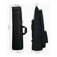 thumbnail image 2 of WHAMVOX 1Pack Black Double Shoulder Trombone Backpack Case for Performance Venues and Travel, 2 of 8
