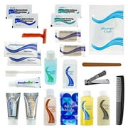 24 Kits - Wholesale 24 Piece Hygiene Kits Bulk Toiletries for Men, Women, Travel, Charity
