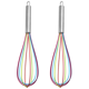 thumbnail image 1 of Batidor de cocina Mini batidor de silicona Paquete de 2 Batidor de globo colorido para mezclar bigotes Adepaton CPB-US-YYM676-1, 1 of 5