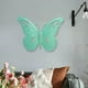 thumbnail image 2 of Decoración de pared de mariposa 3D, adornos exquisitos, decoración, estatuilla, estatua hermosa Verde, 2 of 8