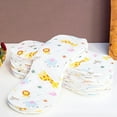 thumbnail image 3 of 20 PC Unisex Baby Cloth Diapers Washable Cotton Reusable Diaper Cute Printed Soft Absorbent Burp Cloths Babies Toddlers, 3 Layers, 13.78 *5.51 In, 3 of 7