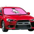 thumbnail image 2 of Windshield Sun Shade Foldable Car Front Window Sunshade For Car Suv Trucks Vans - Best Heat Shield Blocker Visor Cover Blocks Uv Rays And Keeps Your Vehicle Cool-Small, 2 of 5