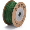 thumbnail image 3 of 1 Roll 32.81 Yards(30m) 1mm Cotton Cord Bead Thread Cotton Cord Rope with Paper Reel Stringing Materials for DIY Bracelets Necklace Beading Jewelry Making and Crafts, 3 of 3