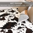 thumbnail image 3 of Flannel Fleece Cow Print Blanket Twin Size, Soft Cozy Plush Cow Blankets, Lightweight Microfiber Cow Print Throw Blanket for Couch Sofa Bed 60"x80", 3 of 6