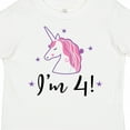 thumbnail image 4 of Inktastic 4th Birthday Cute Unicorn Girls Toddler T-Shirt, 4 of 5