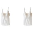 thumbnail image 2 of Camisola de Yoga Minnieouse para mujer chaleco de Fitness ropa de gimnasio traje deportivo transpirable multiusos verano Blanco METRO, 2 of 6