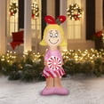 thumbnail image 2 of 5 ft Cindy Lou Who Christmas Airblown Yard Inflatable, Multicolor, by Dr. Seuss, 2 of 6