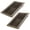 Brown, variant on 4" x 10" Floor Register 2 Pack - Heavy Duty Steel Walkable Floor Vents - Easy Adjust Air Supply Lever - Vent Covers for Home (Brown)