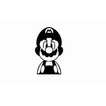 Cartoon Mario Vinyl Wall Sticker For Kids Home Pack of 5