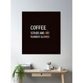 thumbnail image 2 of Coffee Scrubs And Rubber Gloves Poster Wall Art, Modern Wall Decor, 12x18 UNFRAMED, 2 of 3