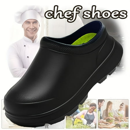 

Men s Chef Clogs Non-slip Oil-proof Wear-resistant Multifunctional Work Shoes