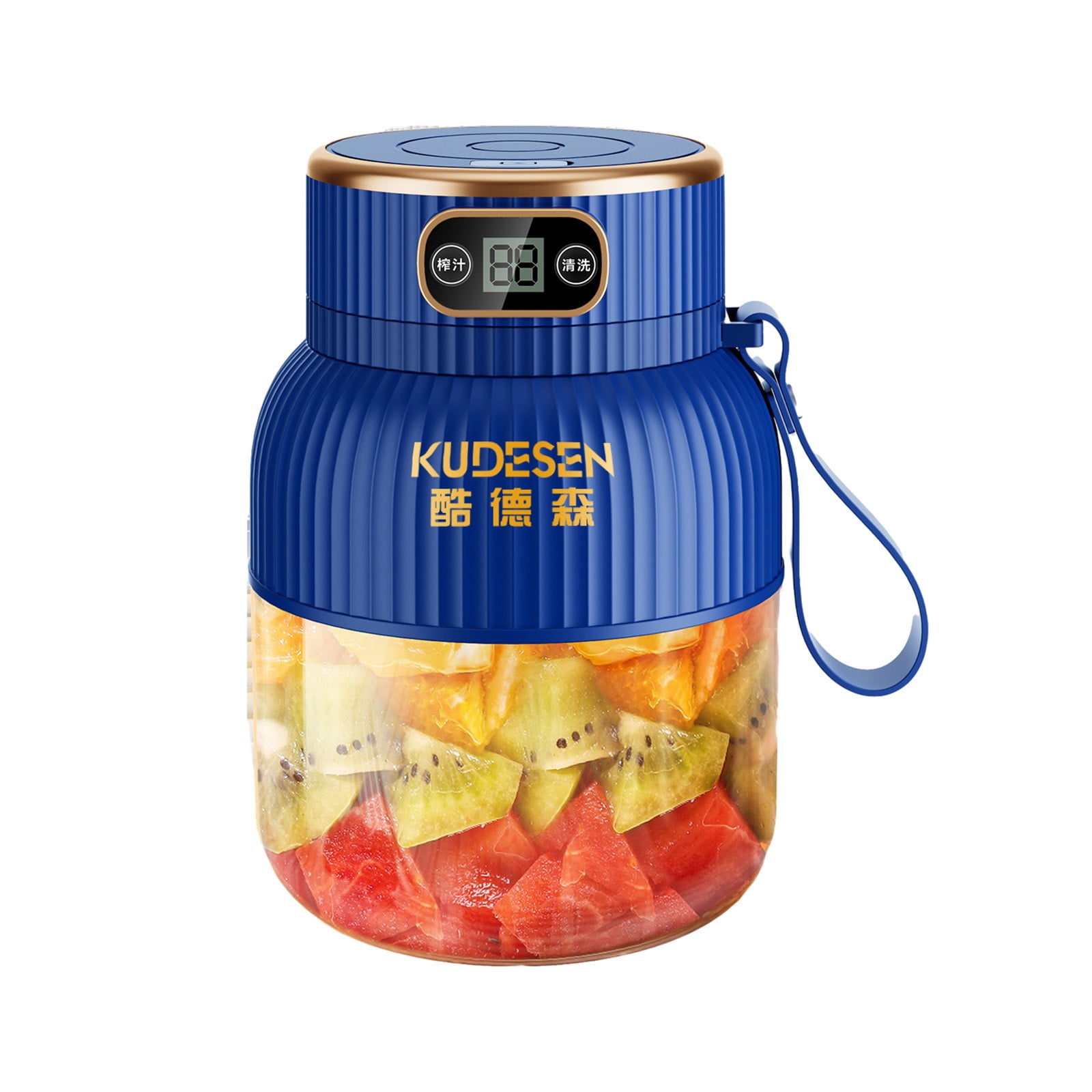 USB Rechargeable Portable Blender 600ml Travel Juicer & Maker 10-Blade Stainless Steel Handheld for Shakes,Sports & Outdoors