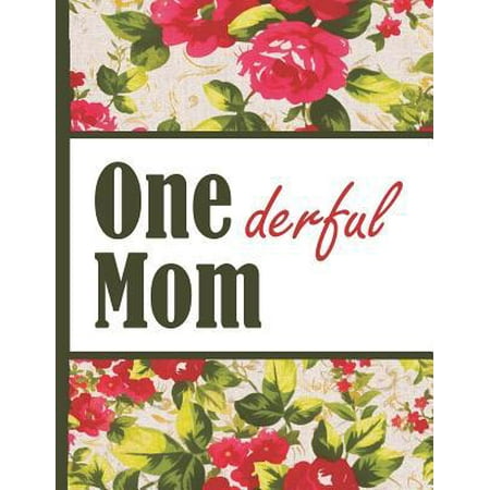 Best Mom Ever : Wonderfun Mom Vintage English Red Rose Pretty Waterpaint Blossom Composition Notebook College Students Wide Ruled Line Paper 8.5x11 Inspirational Gifts for
