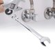 thumbnail image 5 of Llave De Trinquete, Práctica Llave De Tubo De Trinquete Con Cabeza Flexible De Extremo Abierto De 72 Dientes De 19 Mm Para Mantenimiento, 5 of 7
