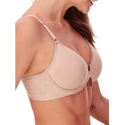 Bali T-Shirt Bra Comfort Revolution Front-Close Adjustable Straps Womens 3P66