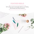 thumbnail image 2 of Miangastore 2pcs Silicone Feather Mold Creative Bookmark Mold Jewelry Making Mould DIY Mold, 2 of 8