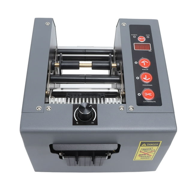 Tape Cutting Machine, Alloy Steel Automatic Tape Dispenser 1mm Accuracy Maximum 80mm Width For Factory US Plug 110V