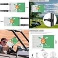 thumbnail image 5 of Jeiento Born to Golf 4 PCS Golf Cart Seat Cover Set with Golf Cart Steering Wheel Cover Golf Cart Flags Golf Cart Seat Towel Blanket Steering Wheel Cover Protector Golf Cart Banner, 5 of 5