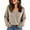 Camel, variant on Gaukiv Long Sleeve Sweaters for Women Solid V Neck Slimming Lightweight Knit Pullovers Basic Blouses Layer Tops Dark Blue S