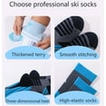 thumbnail image 3 of Bas Rouges Chaussettes de Ski 1 Paire Chaussettes de Ski Hauteur Genou Chaussettes d'Hiver Chaudes de Planche à Neige Chaussettes Thermiques, 3 of 4