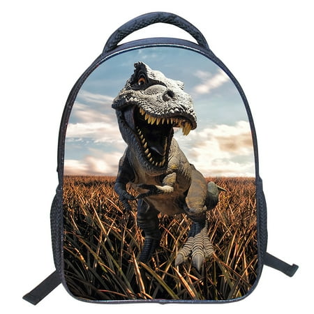 2018 New Semester Cool Dinosaur Animal Kids School Backpack 3d Drawing Children Book Bag For Boys