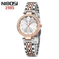 thumbnail image 7 of NIBOSI Women Fashion Watch Diamond Analog Quartz Female Watch for Women Luxury Dress Ladies Stainless Steel Luminous Waterproof Wrist Watches, 7 of 7