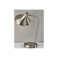 thumbnail image 3 of Simplee Adesso Cleo Desk Lamp, Brushed Steel, Electronic, Brushed Steel Shade, 3 of 7