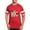 Red, variant on - Canadian Provinces Men's Football T Shirt - Mens Football Shirt
