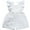 White, variant on WIBACKER 6M-3T Infant Baby Girl Ruffled Sleeveless Romper Casual Summer Jumpsuit Cotton Linen Clothes