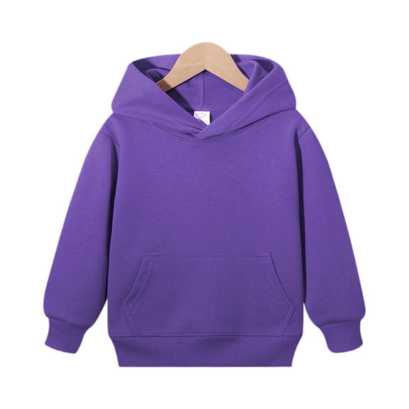 Abcomgle Cute Hoodies for Teens Fleece Hooded Sweatshirts for Teen Girls Oversized Long Sleeve Girls Pullover Sweatshirt Baggy Winter Clothes for Tween Girls with Pocket,11-12 Years Dark Purple