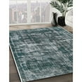 thumbnail image 2 of Ahgly Company Indoor Rectangle Mid-Century Modern Blue Moss Green Oriental Area Rugs, 8' x 12', 2 of 6