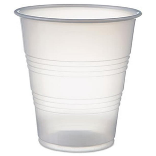 Solo. Cup 7 oz PET Plastic Dome Lid with 1 in. Hole Clear, 2500 Per