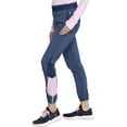 thumbnail image 2 of Cherokee Infinity Women Medical Scrubs Pant Mid Rise Jogger CK225AP, XL Petite, Heather Navy, 2 of 7