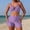 Purple, variant on HUAXUN Tankini Swimsuits for Women Tummy Control Full Coverage Swimsuits Womens Swimsuit Cover Up Drawstring Backless Design Beachwear 2 Piece Swimsuit Tummy Control Bathing Suit