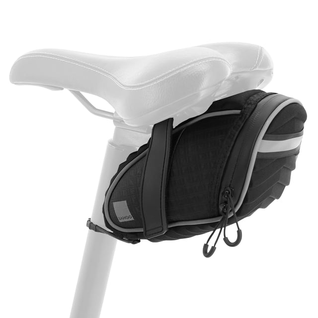 Bolsa de sillín de bicicleta Bolsa de asiento de bicicleta reflectante Bolsa de poste de asiento tra SAHOO Paquete de sillín de bicicleta