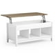 thumbnail image 1 of Mesa Baja Costway Mesa Centro Multifuncional Blanco 104,5 x 49 x 62,5 cm, 1 of 8