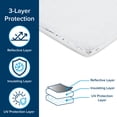 thumbnail image 3 of Camco Dome-Shaped Camper/RV Skylight Insulator | Reduce Heat Transfer & Increase A/C Efficiency | 14" x 22" (45197), 3 of 8