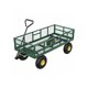 thumbnail image 1 of 900 lbs heavy - duty steel garden dump cart con removable sidewalls, 180 - degree swivel handle y 10 - pulgada tires: utility yard cart para backyard farms, 1 of 4