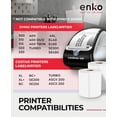 thumbnail image 4 of Etiquetas de envío compatibles con eNko Zebra/Dymo 1744907 4x6 (8 rollos), 4 of 6