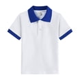 thumbnail image 5 of Polo Shirt Boys Short Sleeve White Button up Shirt Boys School Clothes Kids Summer Casual Shirts 6-7 Years Shirts Boys, 5 of 5