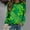 Green 3, variant on Aobny Oversized Shirts for Women Clovers St Patrick's Tops Pullover Long Sleeve Green Crew Neck Funny Christmas Shirts,L