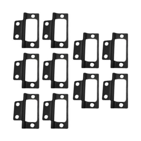 FashionCha 10 Pieces Door Hinges Door Hardware Easy Installation Premium Versatile Rotation Black