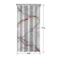 thumbnail image 5 of White Marble Rose Gold Line Pattern Shower Curtain 36"x72" ,Bathroom Decorative Shower Curtains Set with 12 Hooks,Modern Waterproof Washable Shower Curtain, 5 of 6