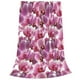 thumbnail image 2 of Balery Orchids Flowers Manta de Felpa Suave y Acogedora – Cobija de Franela Aterciopelada para Cama, Lavable y Cálida para Sofá, Mascotas, Transpirable-80"x60", 2 of 7