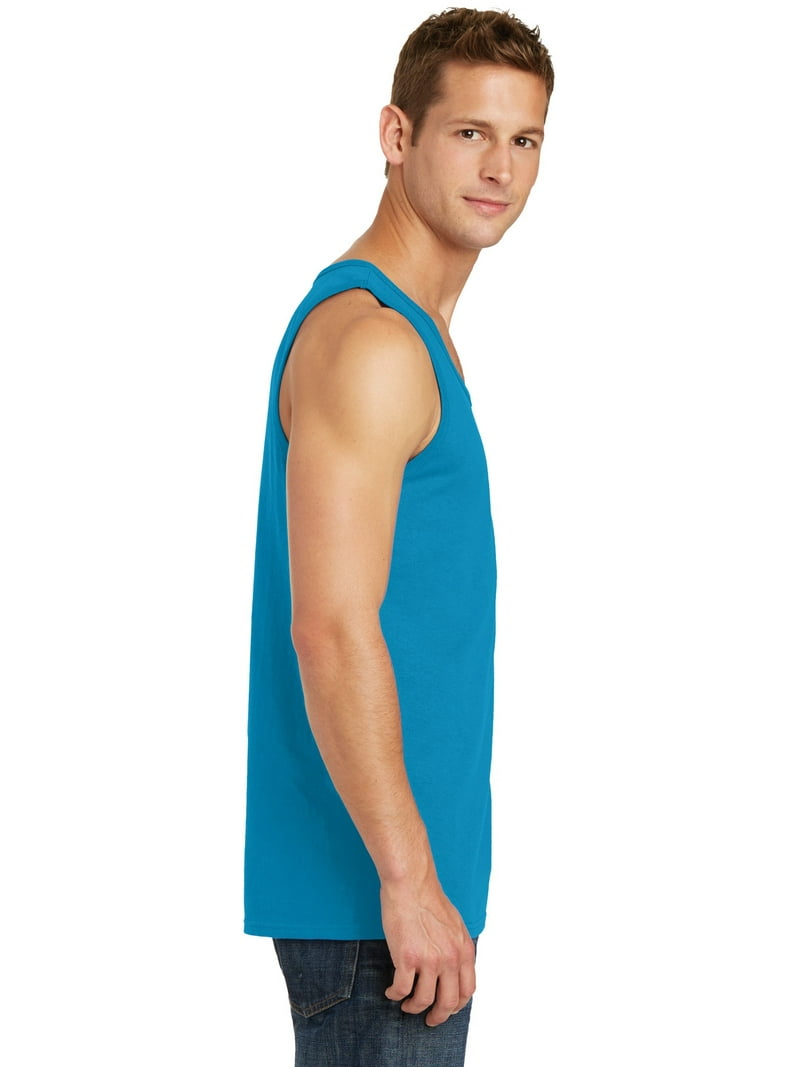 Port & Company Core Cotton Tank Top-S (Neon Blue) - Walmart.com