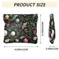 thumbnail image 3 of PU Leather Coin Purse Wallet Compact Water-Resistant Card Cases Money Organizers Vintage Christmas Decorations Pattern, 3 of 7