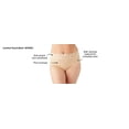 thumbnail image 3 of Wacoal Women's Comfort Touch Brief Panty in Beige | Plus Size Medium |, 3 of 4
