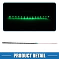 thumbnail image 5 of Unique Bargains 12V 15 LED Strip Light Flexible 30cm Car Interior Decoration Lamp Green (Set of 8), 5 of 6