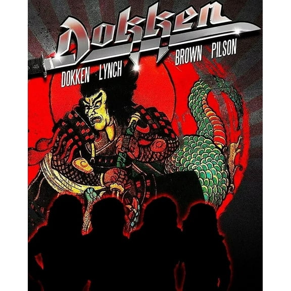 1988 Dokken Album Promo Poster Wall Art Print in Beast From The East 11 x 17 Inch Poster